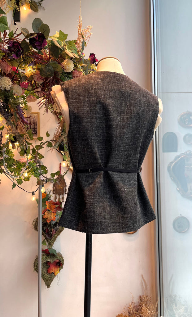Gilet misto lana