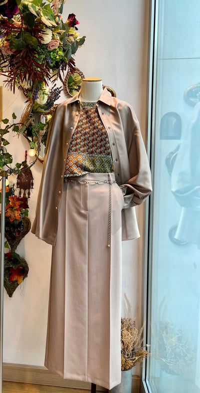 Gonna Pencil rosa antico