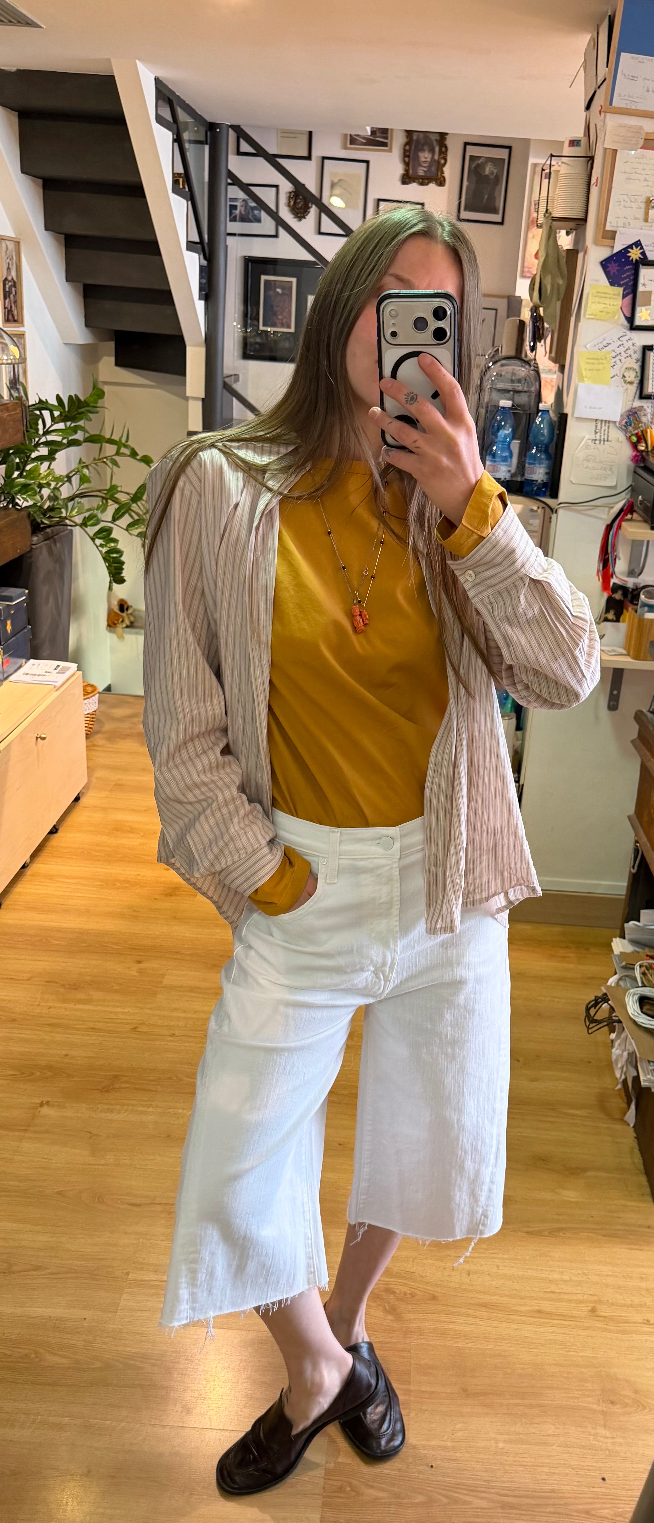 Jeans-Bermudas