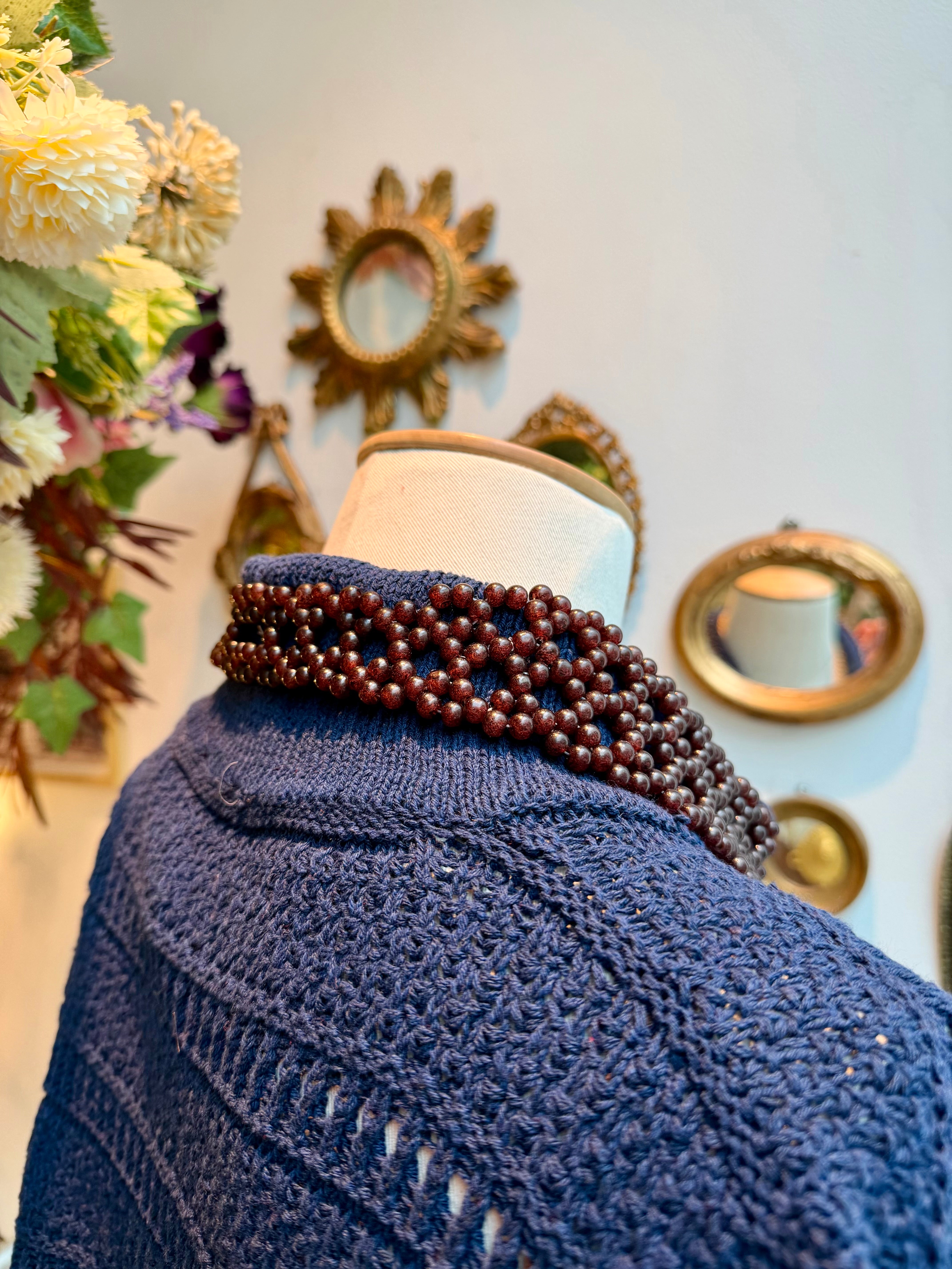 Cardigan tricot oltremare