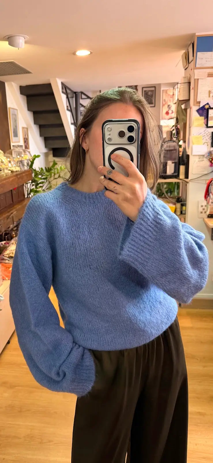 Maglione girocollo carta da zucchero