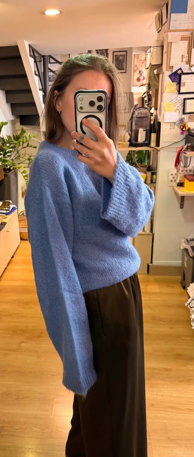 Maglione girocollo carta da zucchero