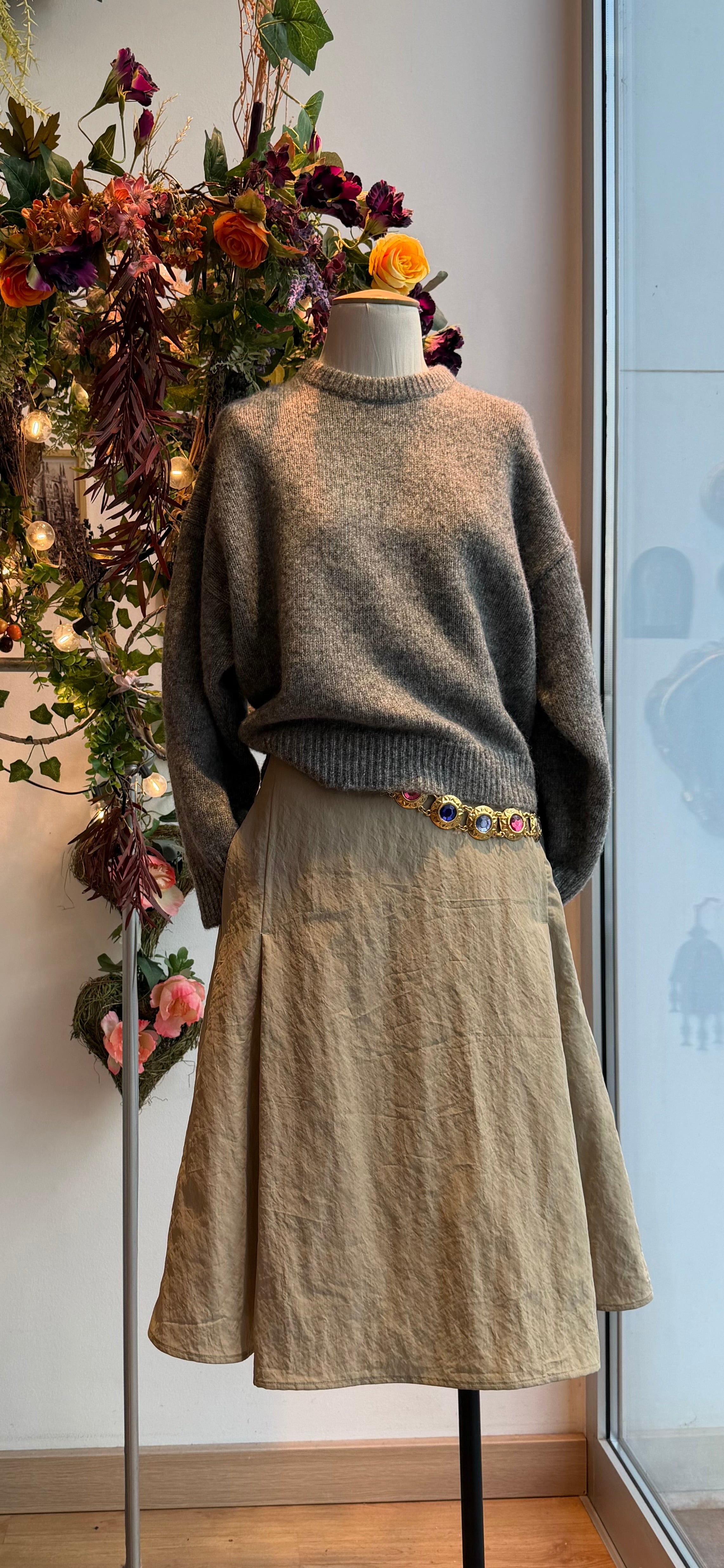 Maglione girocollo mélange