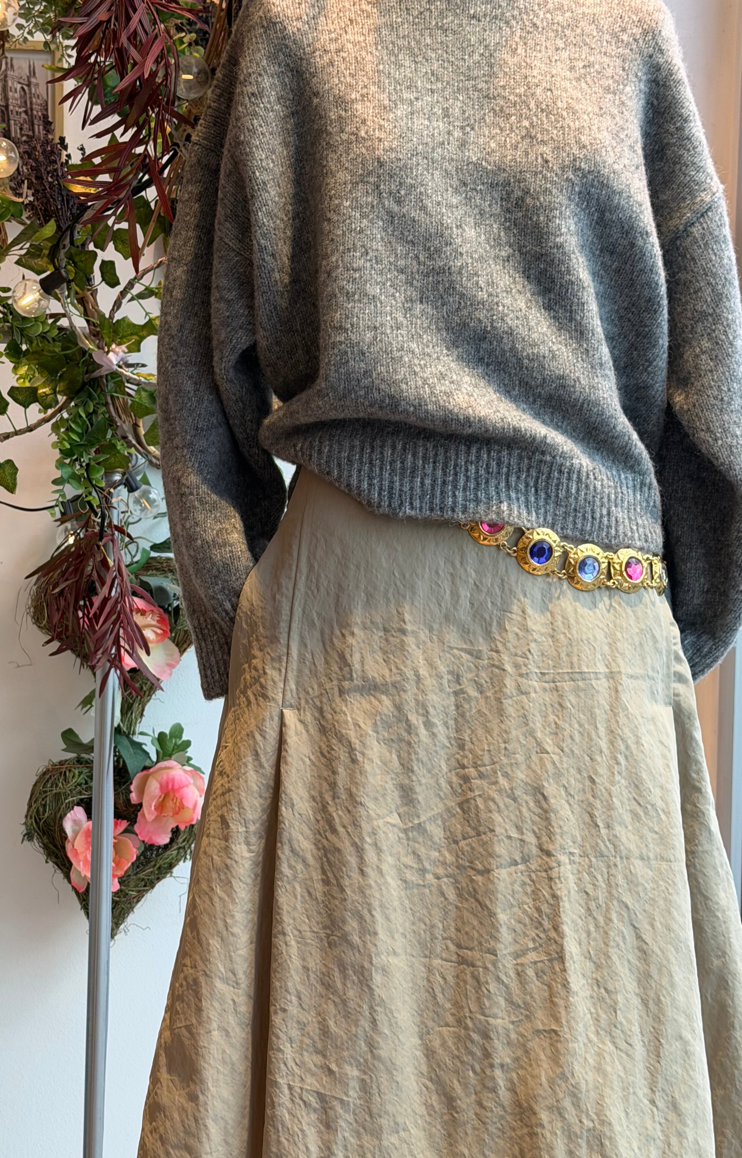 Maglione girocollo mélange