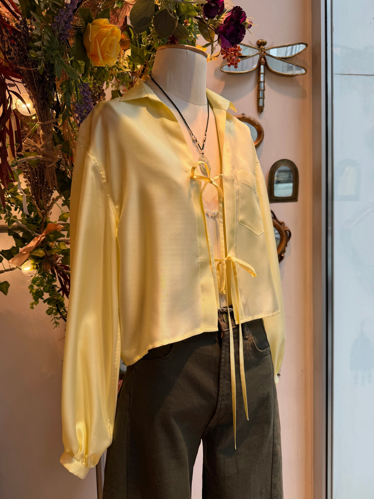 Camicia Manet crema pasticciera