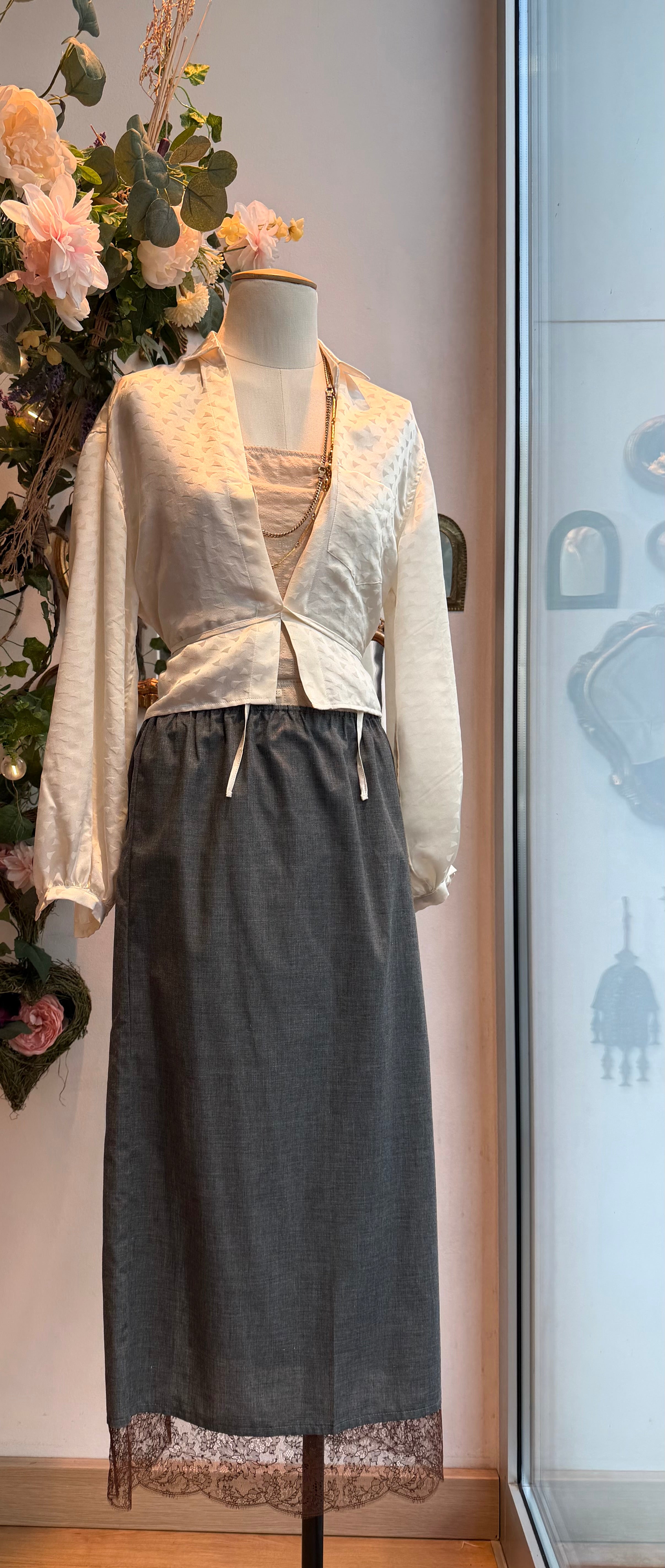 Camicia Manet triangoli bianchi