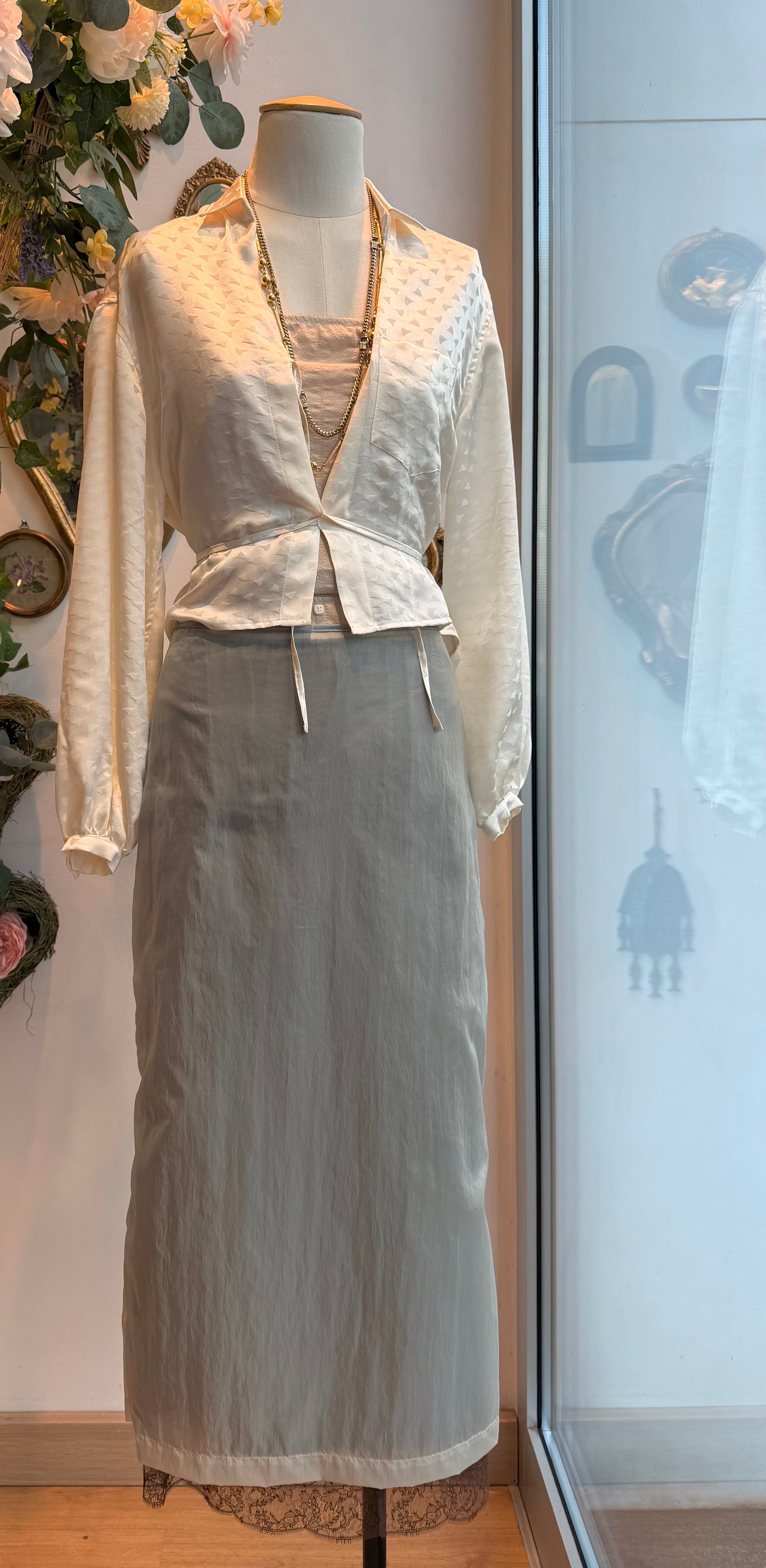 Camicia Manet triangoli bianchi