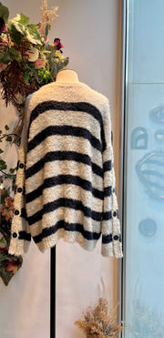 Maxi pull rigato