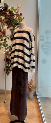 Maxi pull rigato