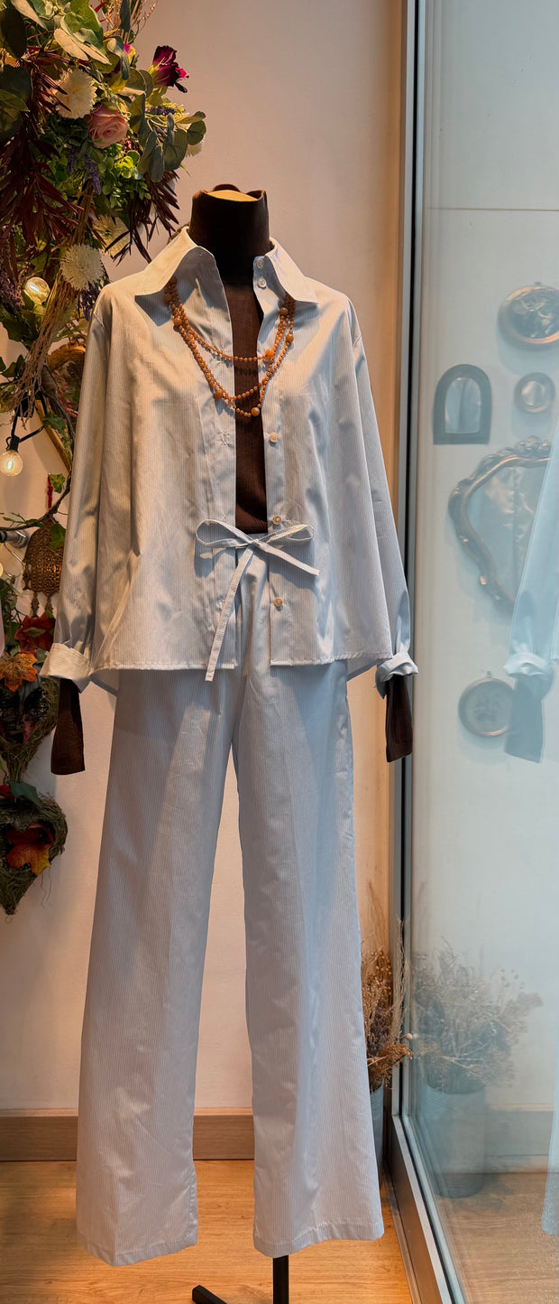 Pantaloni Modigliani millerighe