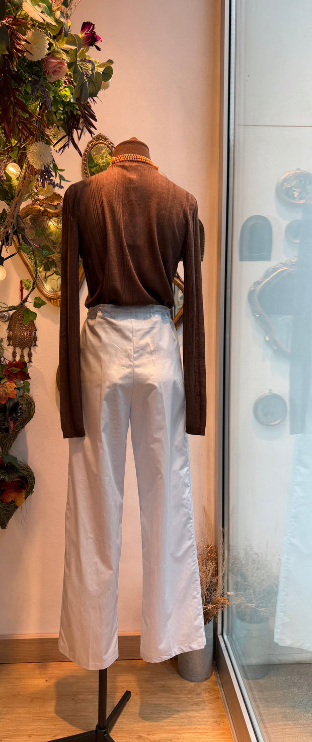 Pantaloni Modigliani millerighe