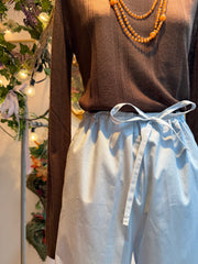 Pantaloni Modigliani millerighe