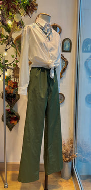 Pantalone Modigliani oliva