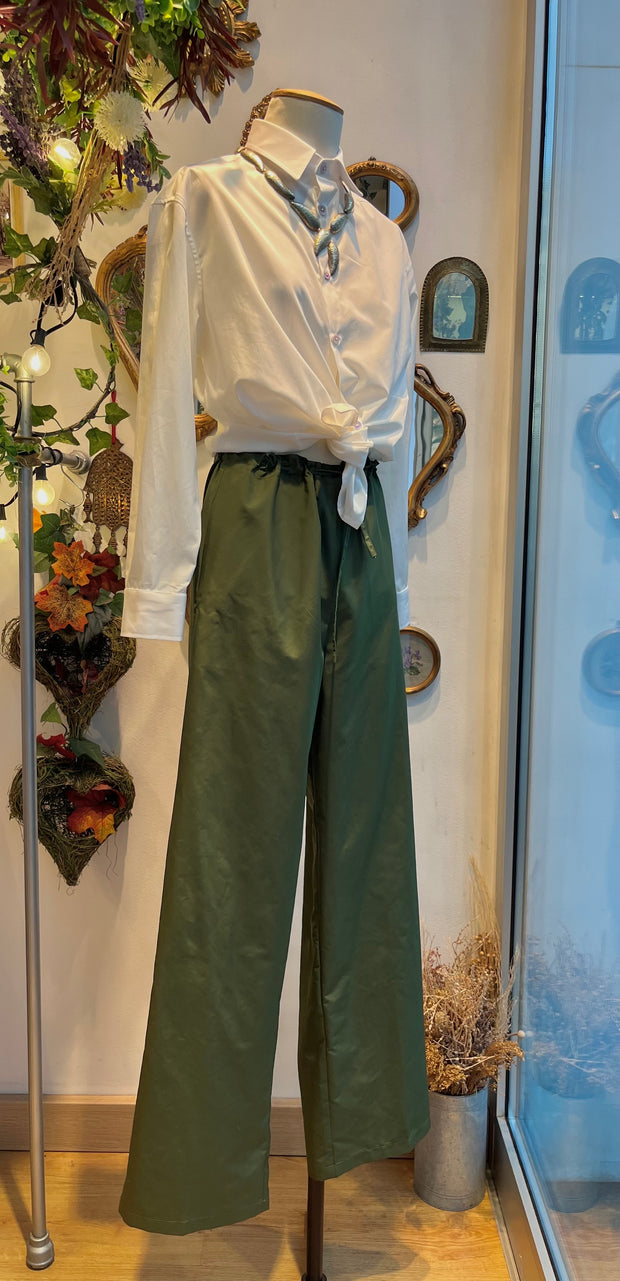 Pantalone Modigliani oliva