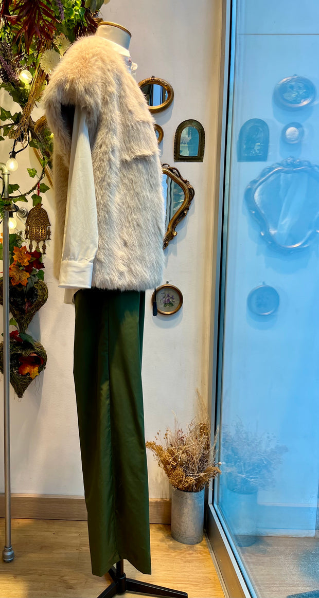 Pantalone Modigliani oliva