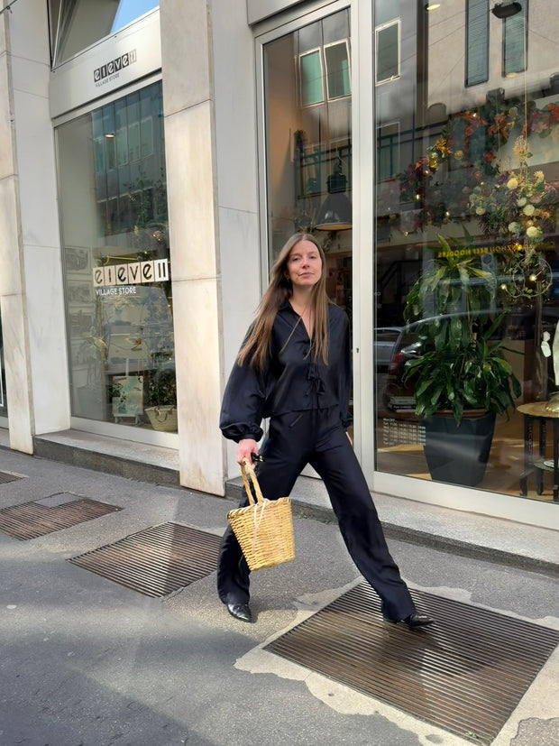 Pantaloni Modigliani oltremare