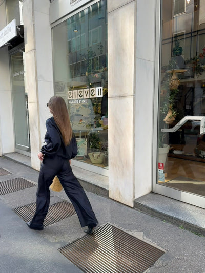 Pantaloni Modigliani oltremare