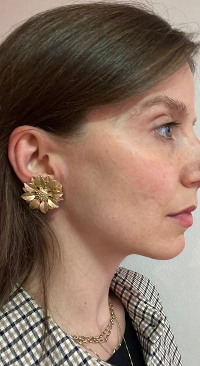 Orecchini botanici clip