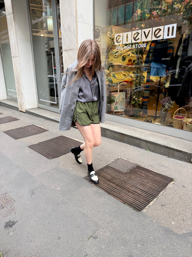 Pantaloncino Duchamp oliva