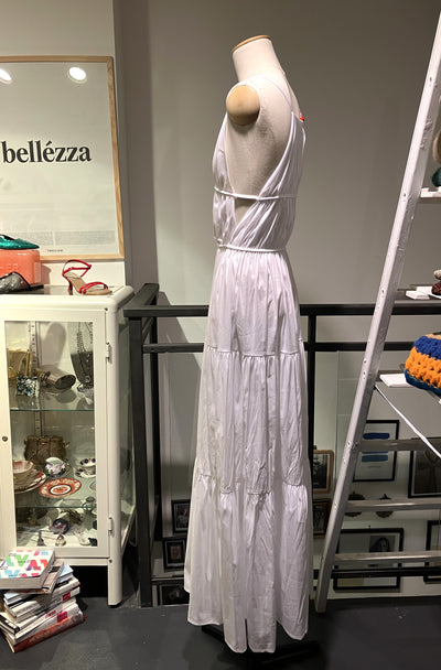 Abito in popeline bianco