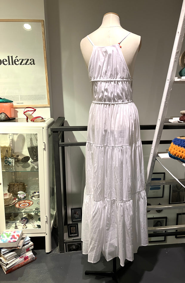 Abito in popeline bianco