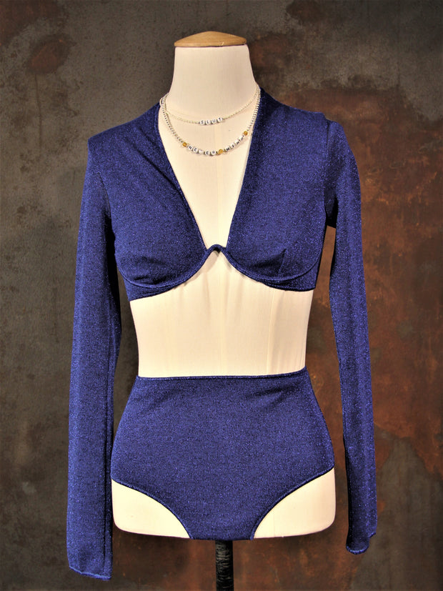 Top e bikini blue Klein