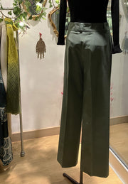 Pantalone sartoriale verde militare