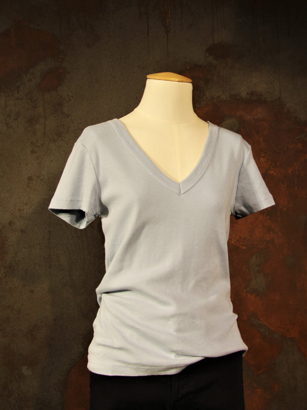 Tee V Neck blue