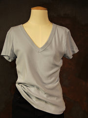 Tee V Neck blue