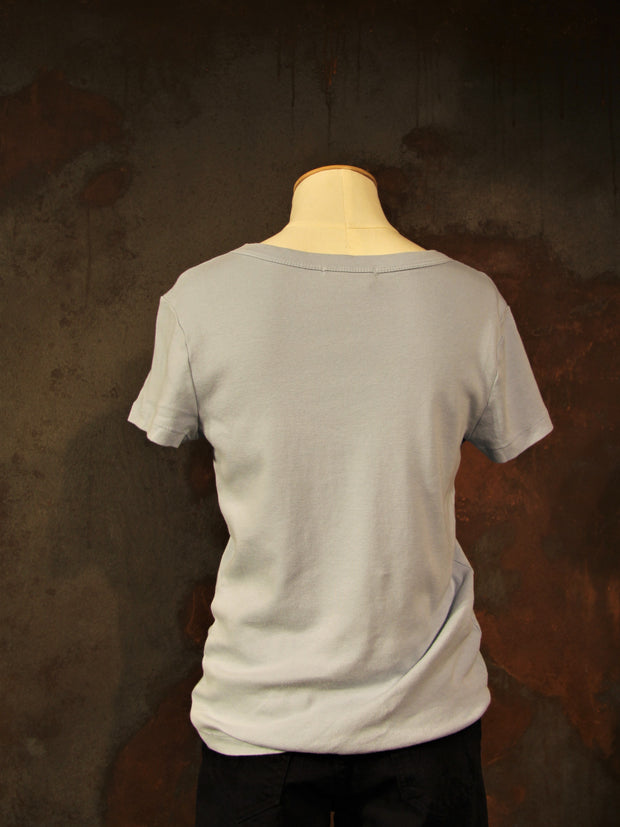 Tee V Neck blue