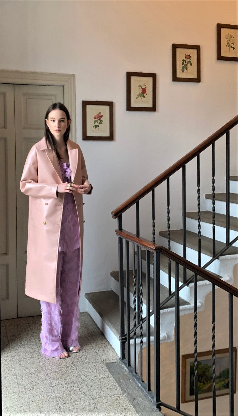 Rosa Rubens-Trenchcoat
