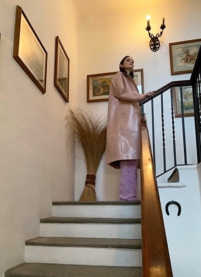 Rosa Rubens-Trenchcoat
