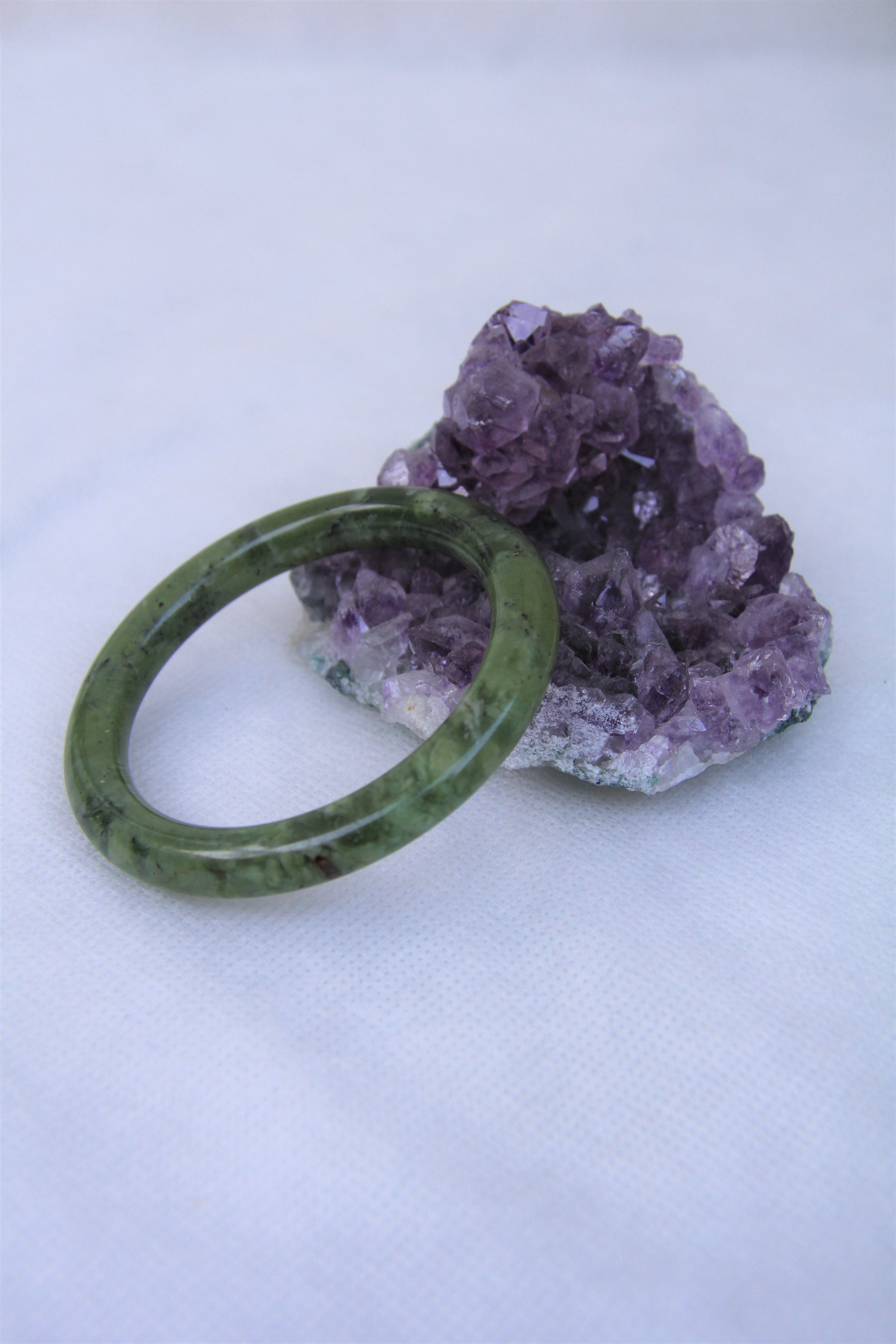Bracciale giada scura