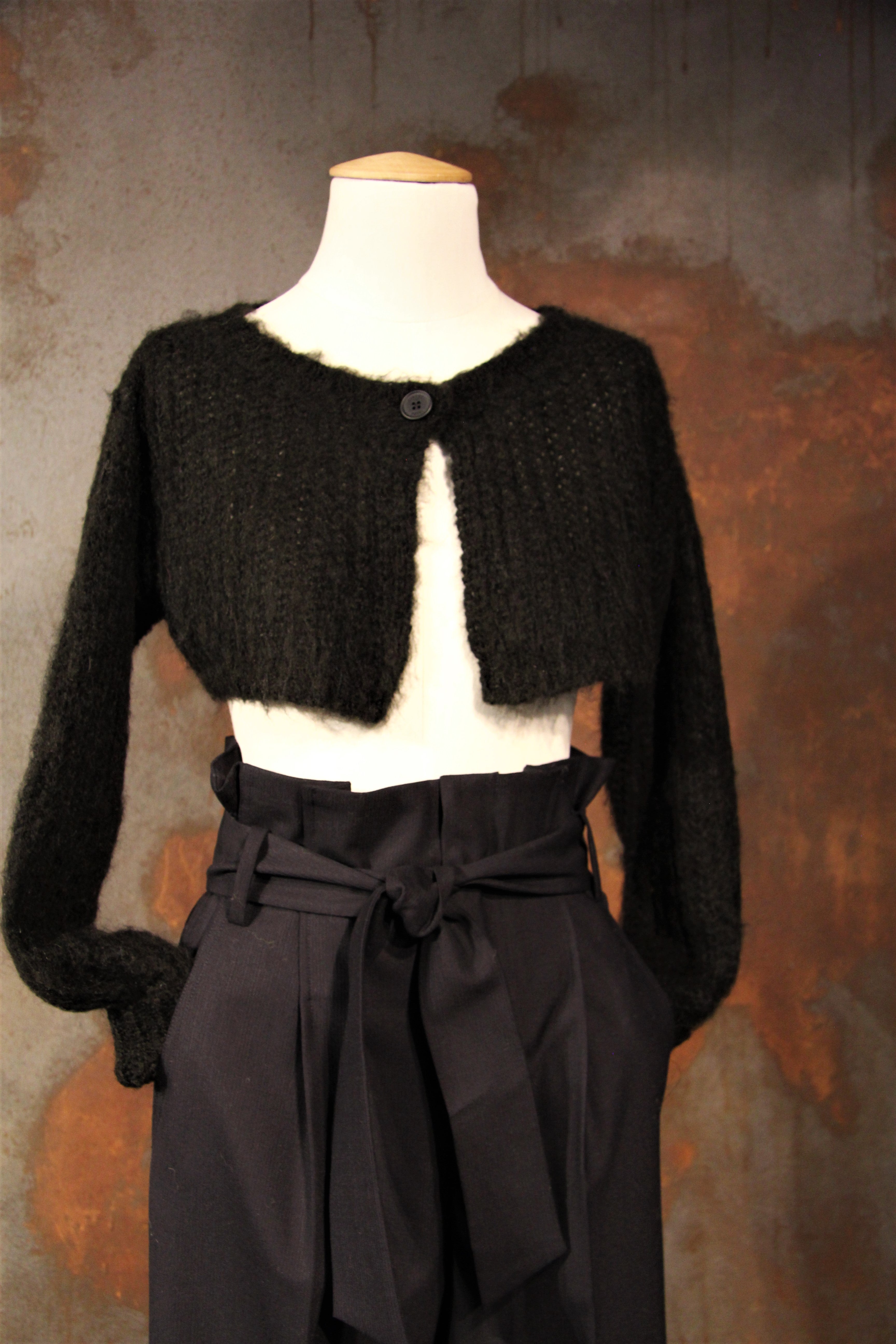 Mini top in misto mohair