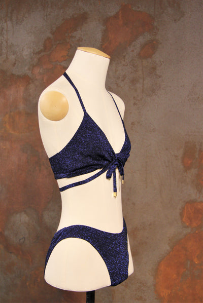 Costume bikini blu navy