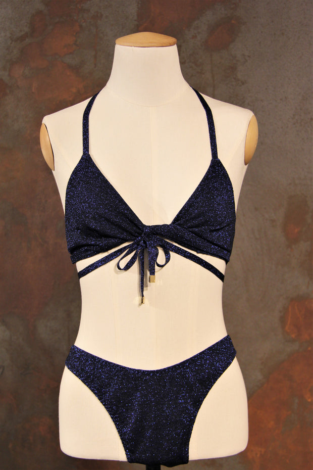 Costume bikini blu navy