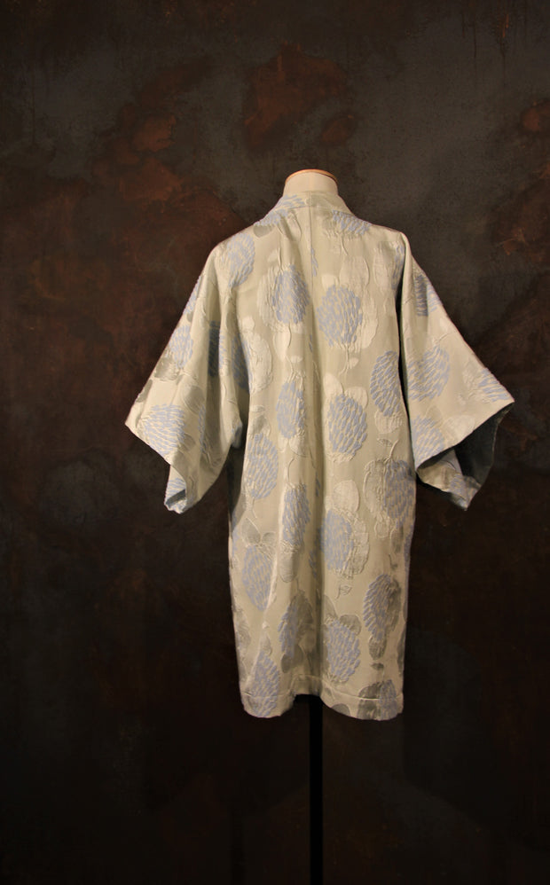 Kimono Eleven Gauguin broccato vintage peonie