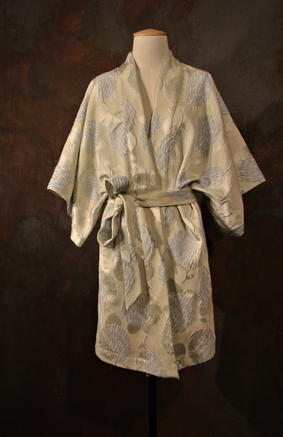 Kimono Eleven Gauguin broccato vintage peonie