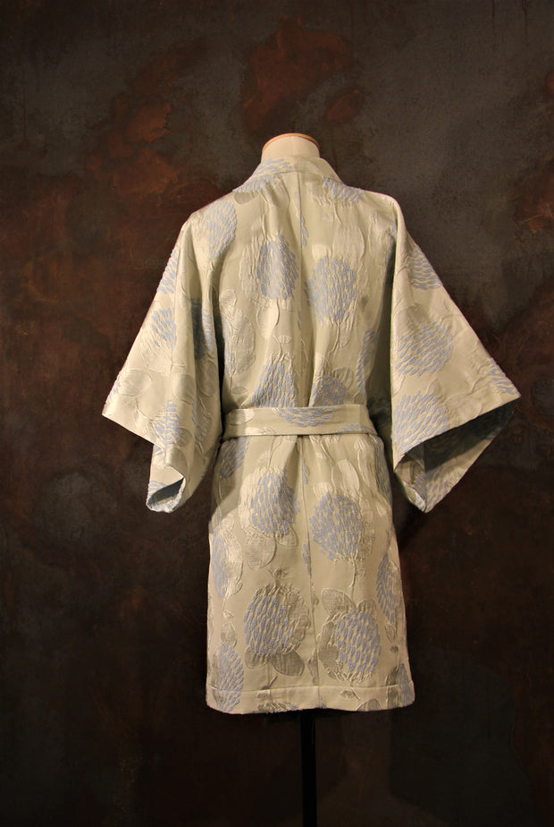 Kimono Eleven Gauguin broccato vintage peonie