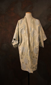 Kimono Eleven Gauguin broccato vintage peonie