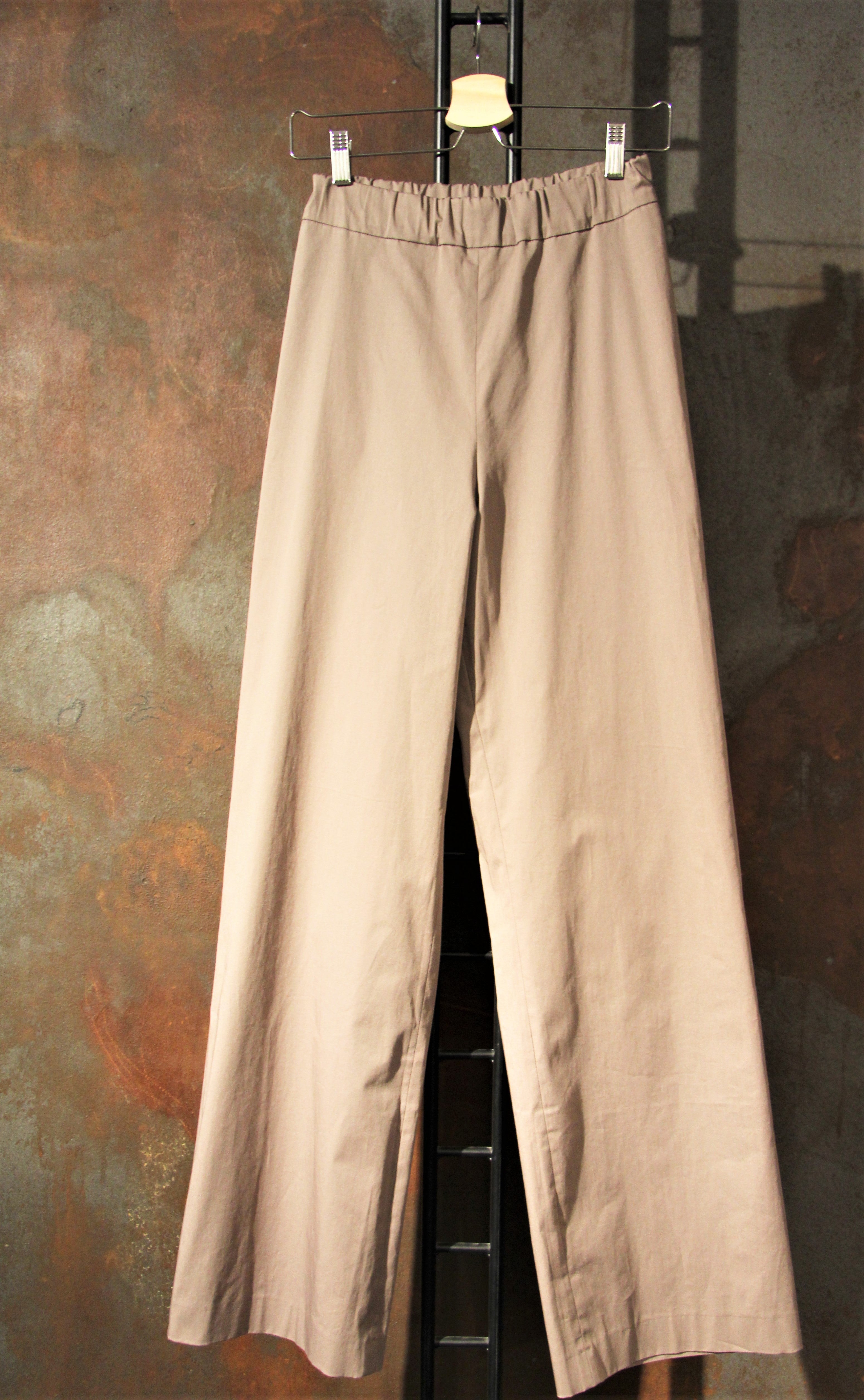 Pantaloni Modigliani in cotone tortora