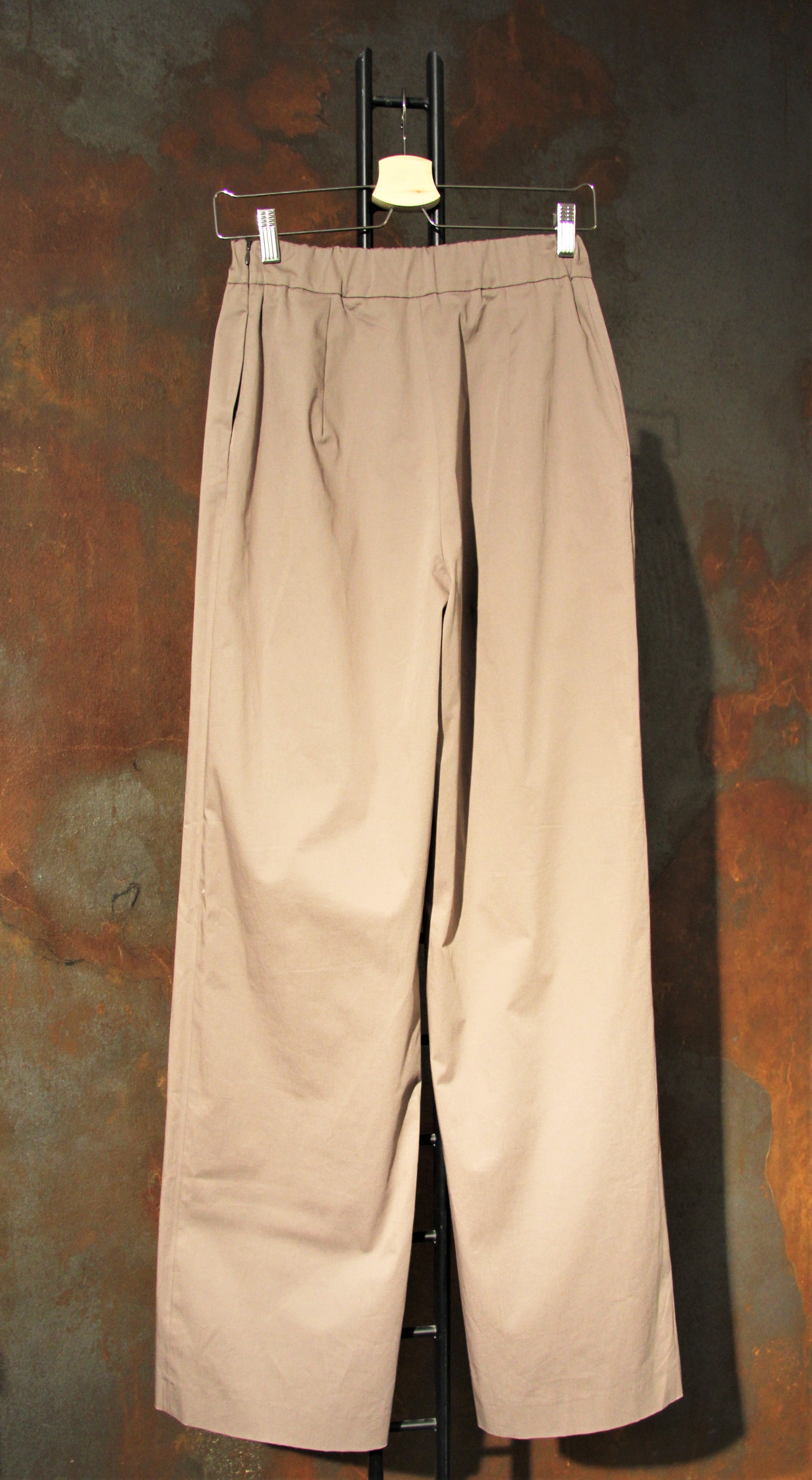 Pantaloni Modigliani in cotone tortora